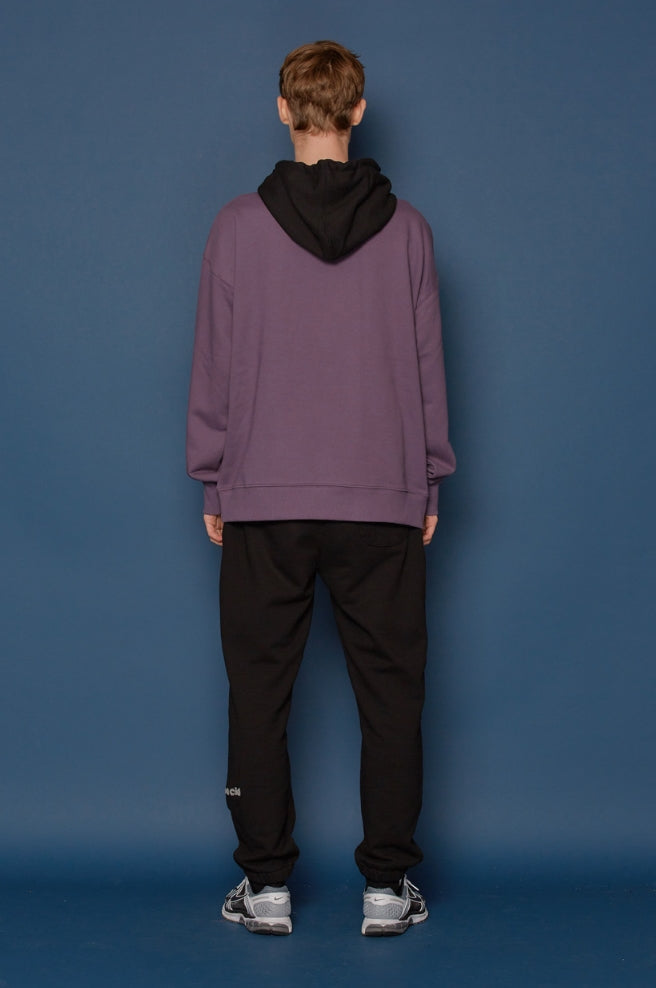 スローアシッド(SLOW ACID) Boucle Logo Hoodie (VIOLET)