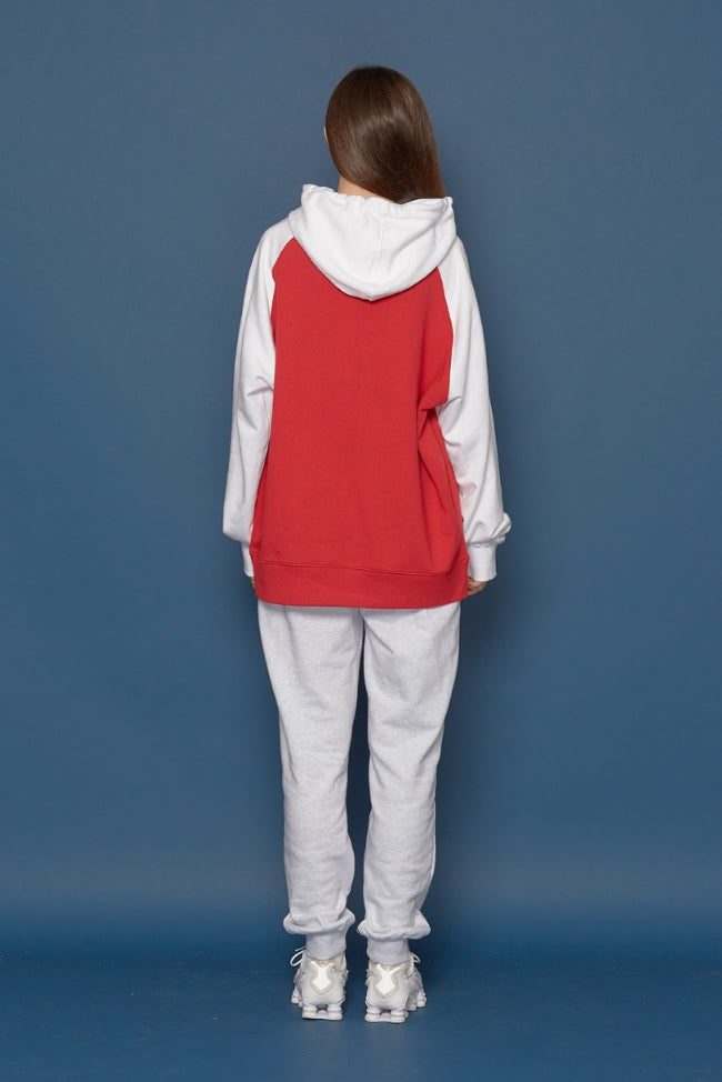 スローアシッド(SLOW ACID)Fox Raglan Hoodie (RED)