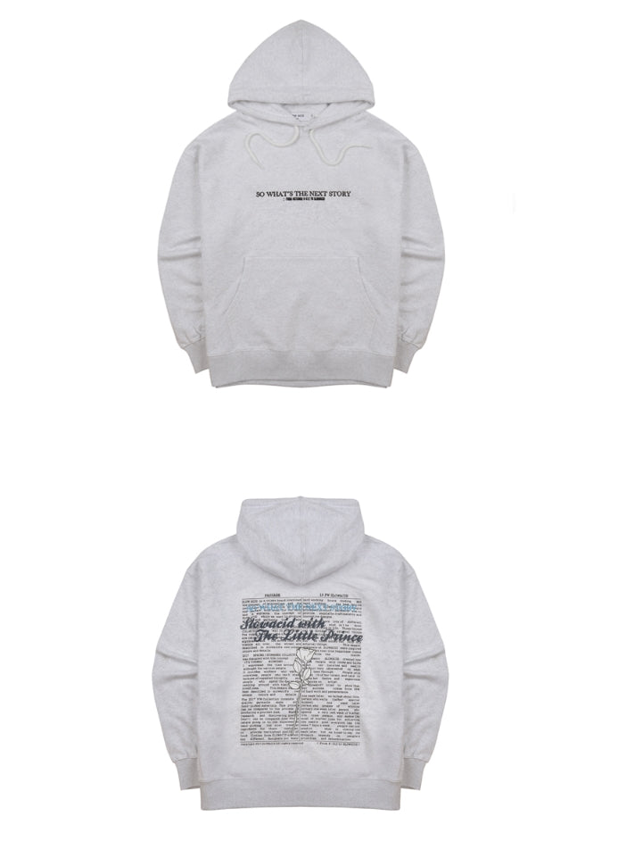 スローアシッド(SLOW ACID) Page Hoodie (PALE MELANGE)
