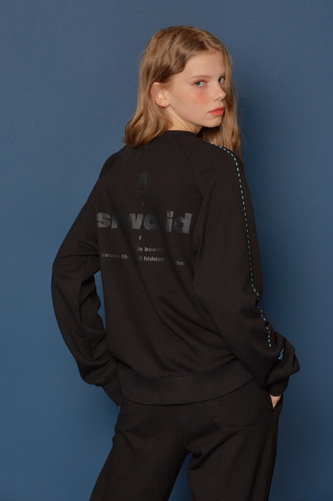 スローアシッド(SLOW ACID) Oasis Sweatshirt (BLACK)