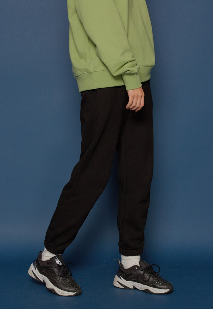 スローアシッド(SLOW ACID) Boucle Logo Sweatpants (BLACK)