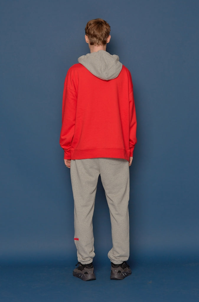 スローアシッド(SLOW ACID)Boucle Logo Sweatpants (GREY)