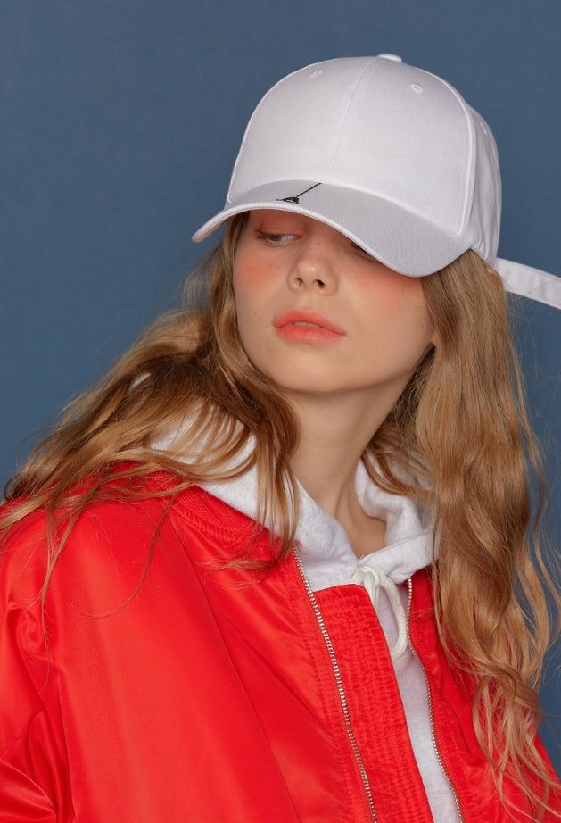 スローアシッド(SLOW ACID) Dash Line Cap (WHITE)