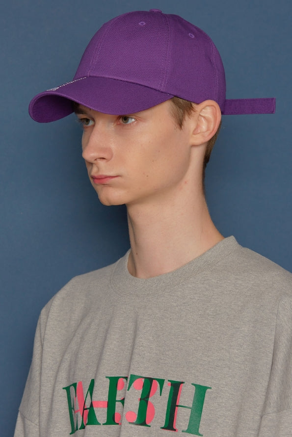 スローアシッド(SLOW ACID)Dash Line Cap (VIOLET)