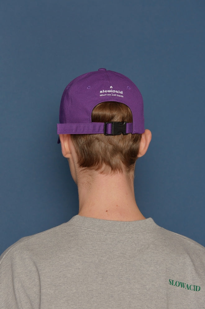 スローアシッド(SLOW ACID)Dash Line Cap (VIOLET)