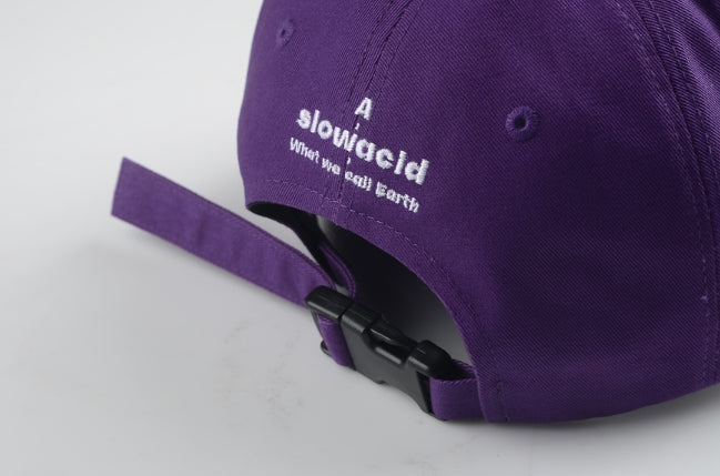 スローアシッド(SLOW ACID)Dash Line Cap (VIOLET)