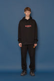スローアシッド(SLOW ACID) 19FW Logo Hoodie (BLACK)