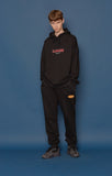 スローアシッド(SLOW ACID) 19FW Logo Hoodie (BLACK)
