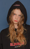 スローアシッド(SLOW ACID) 19FW Logo Hoodie (BLACK)