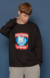 スローアシッド(SLOW ACID)Fox Logo Sweatshirt (BLACK)