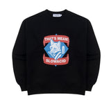 スローアシッド(SLOW ACID)Fox Logo Sweatshirt (BLACK)