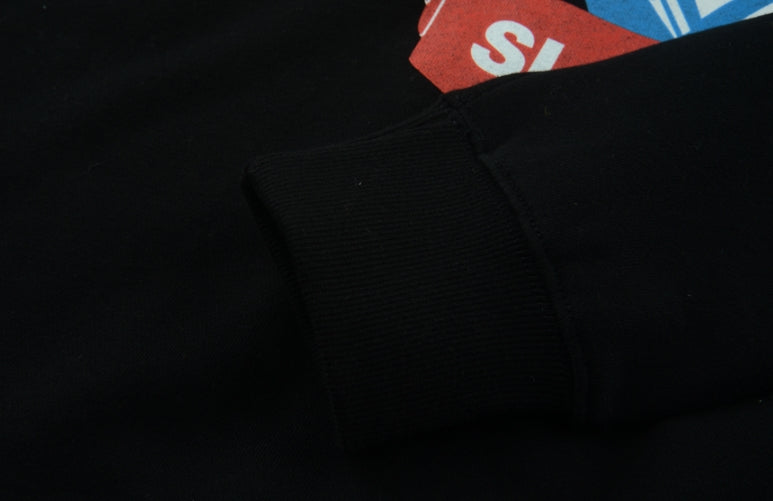 スローアシッド(SLOW ACID)Fox Logo Sweatshirt (BLACK)