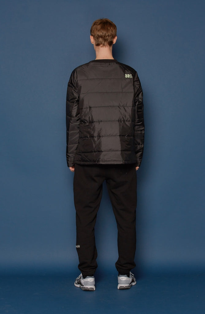スローアシッド(SLOW ACID)Padding Sweatshirt (BLACK)