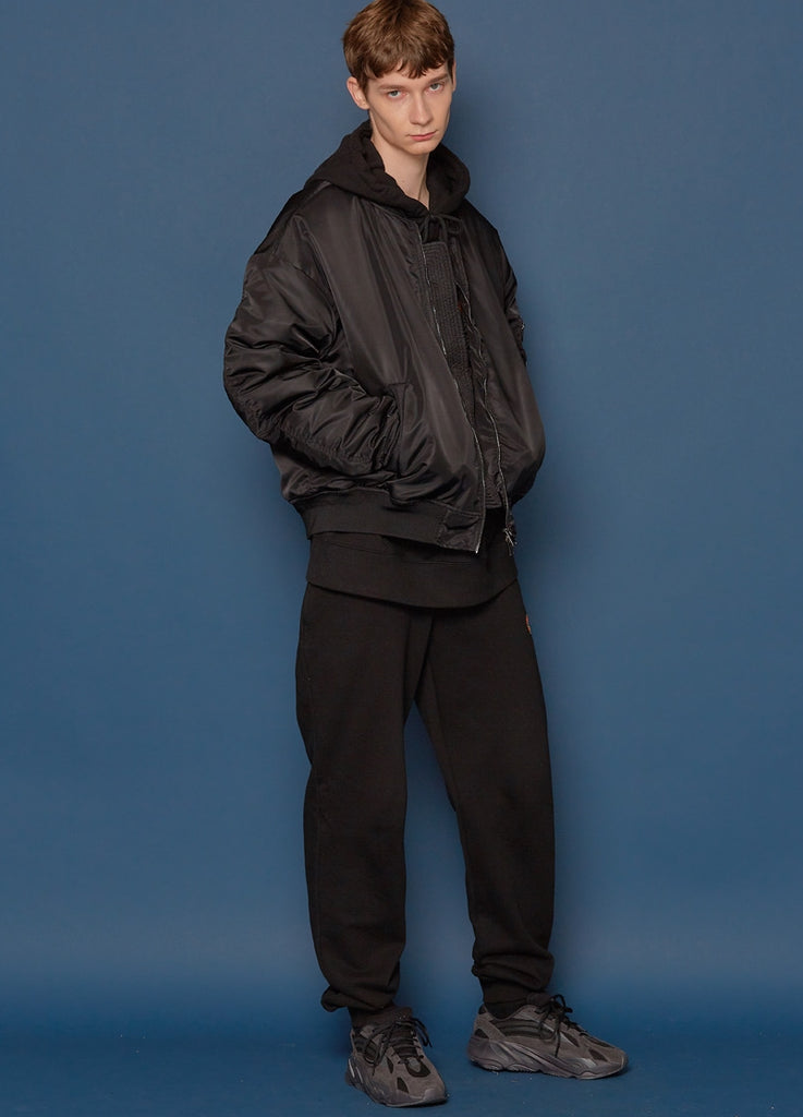 スローアシッド(SLOW ACID)19FW MA-1 Jumper (BLACK)