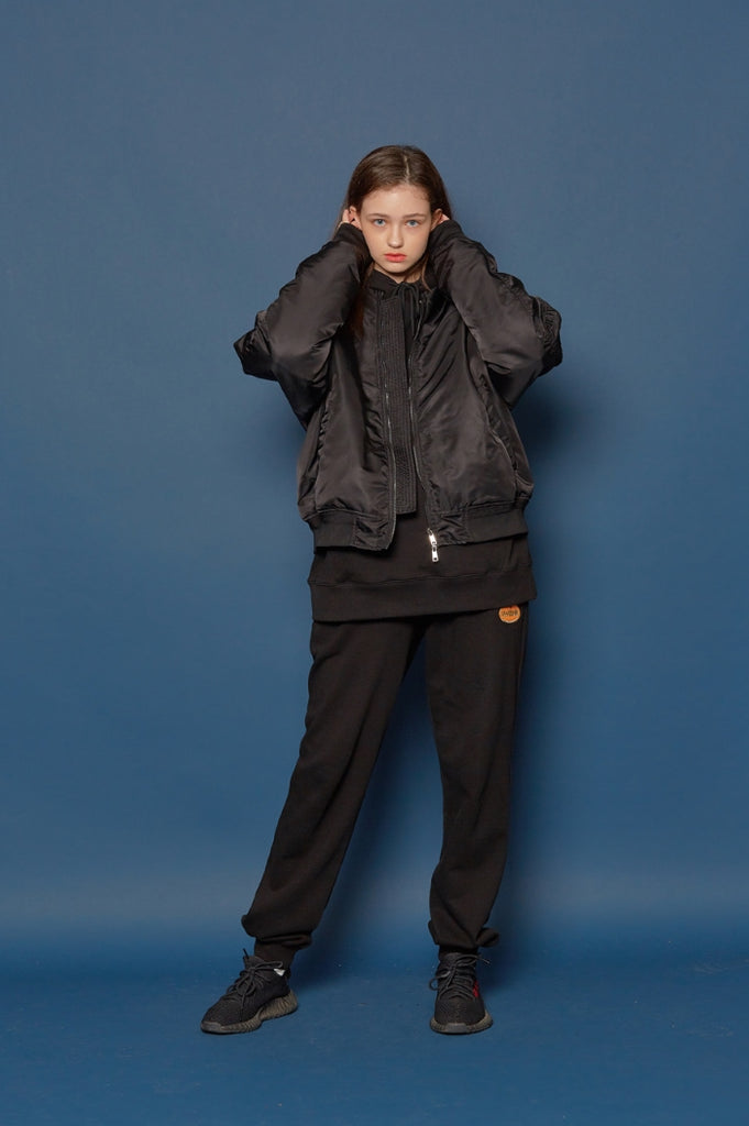 スローアシッド(SLOW ACID)19FW MA-1 Jumper (BLACK)
