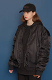スローアシッド(SLOW ACID)19FW MA-1 Jumper (BLACK)