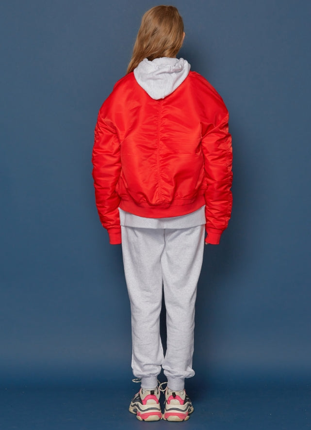スローアシッド(SLOW ACID)19FW MA-1 Jumper (RED)