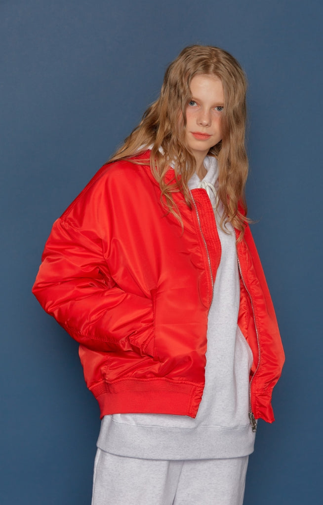 スローアシッド(SLOW ACID)19FW MA-1 Jumper (RED)