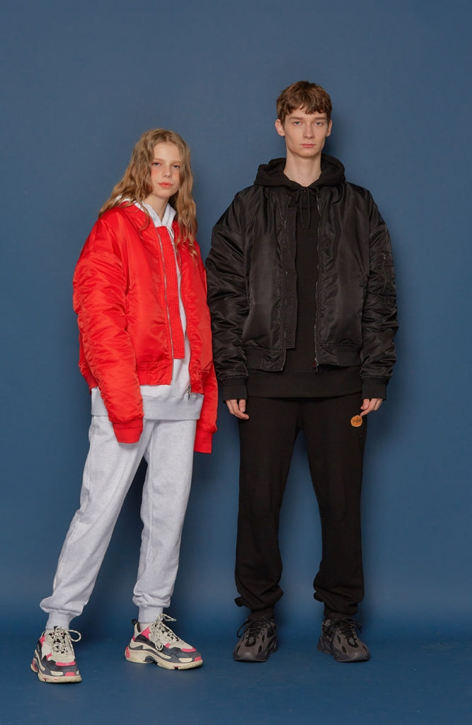 スローアシッド(SLOW ACID)19FW MA-1 Jumper (RED)