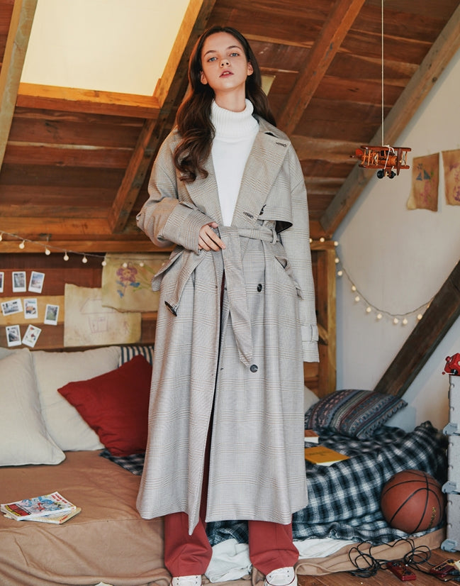 ダブルユーブイプロジェクト(WV PROJECT) ICONIC TRENCH COAT MIX KHAKI JJOT7311