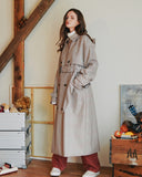 ダブルユーブイプロジェクト(WV PROJECT) ICONIC TRENCH COAT MIX KHAKI JJOT7311