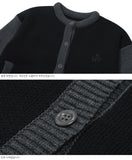 ダブルユーブイプロジェクト(WV PROJECT) AZIT OVERFIT CARDIGAN BLACK SYOT7300