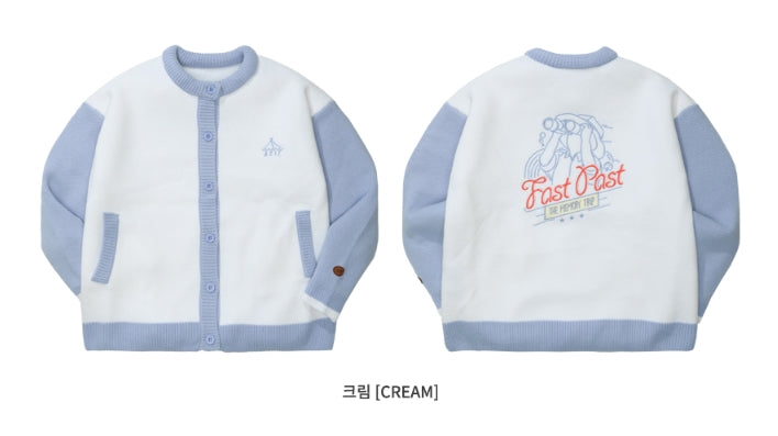 ダブルユーブイプロジェクト(WV PROJECT) AZIT OVERFIT CARDIGAN CREAM SYOT7300