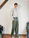 ダブルユーブイプロジェクト(WV PROJECT) PERRIS WIDE SLACKS KHAKI CJLP7314