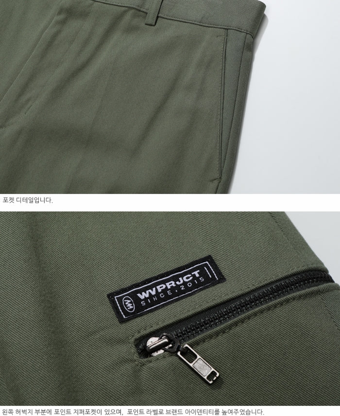 ダブルユーブイプロジェクト(WV PROJECT) PERRIS WIDE SLACKS KHAKI CJLP7314