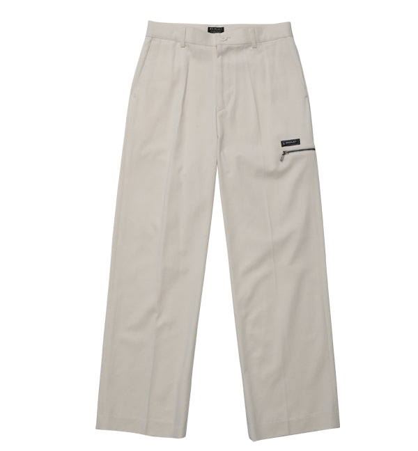ダブルユーブイプロジェクト(WV PROJECT) PERRIS WIDE SLACKS CREAM CJLP7314