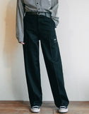 ダブルユーブイプロジェクト(WV PROJECT) PERRIS WIDE SLACKS BLACK CJLP7314