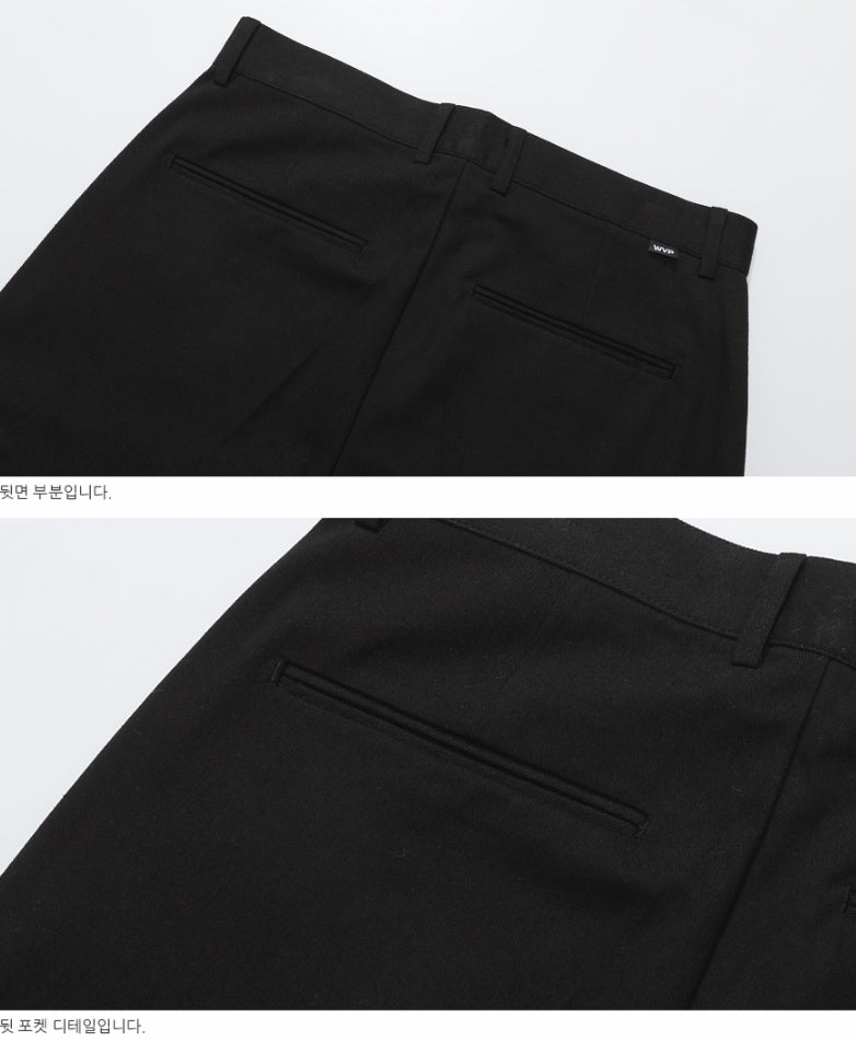ダブルユーブイプロジェクト(WV PROJECT) PERRIS WIDE SLACKS BLACK CJLP7314