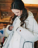 ダブルユーブイプロジェクト(WV PROJECT) DILL LINE REVERSIBLE FLEECE ZIPUP GRAY MJOT7296