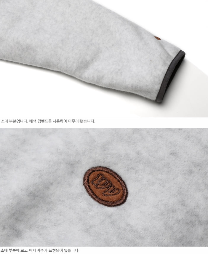 ダブルユーブイプロジェクト(WV PROJECT) DILL LINE REVERSIBLE FLEECE ZIPUP GRAY MJOT7296