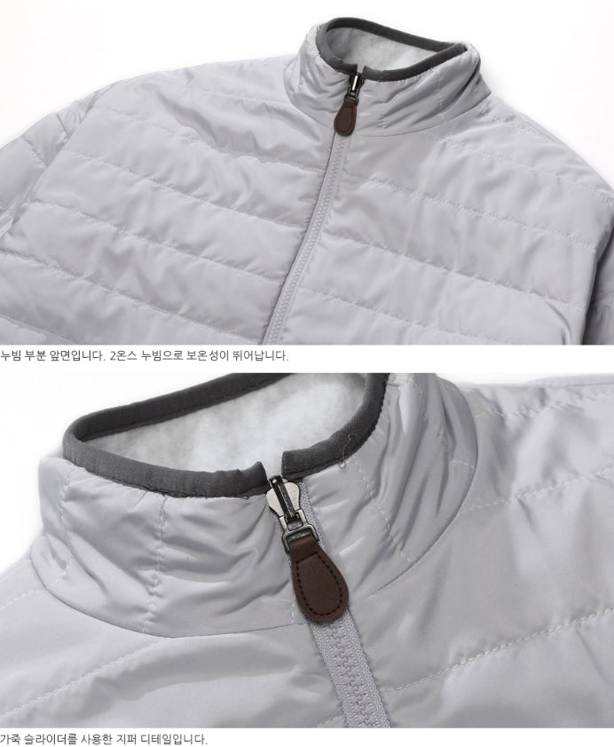 ダブルユーブイプロジェクト(WV PROJECT) DILL LINE REVERSIBLE FLEECE ZIPUP GRAY MJOT7296