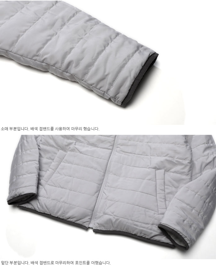 ダブルユーブイプロジェクト(WV PROJECT) DILL LINE REVERSIBLE FLEECE ZIPUP GRAY MJOT7296