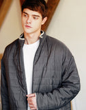 ダブルユーブイプロジェクト(WV PROJECT) DILL LINE REVERSIBLE FLEECE ZIPUP DARKGRAY MJOT7296