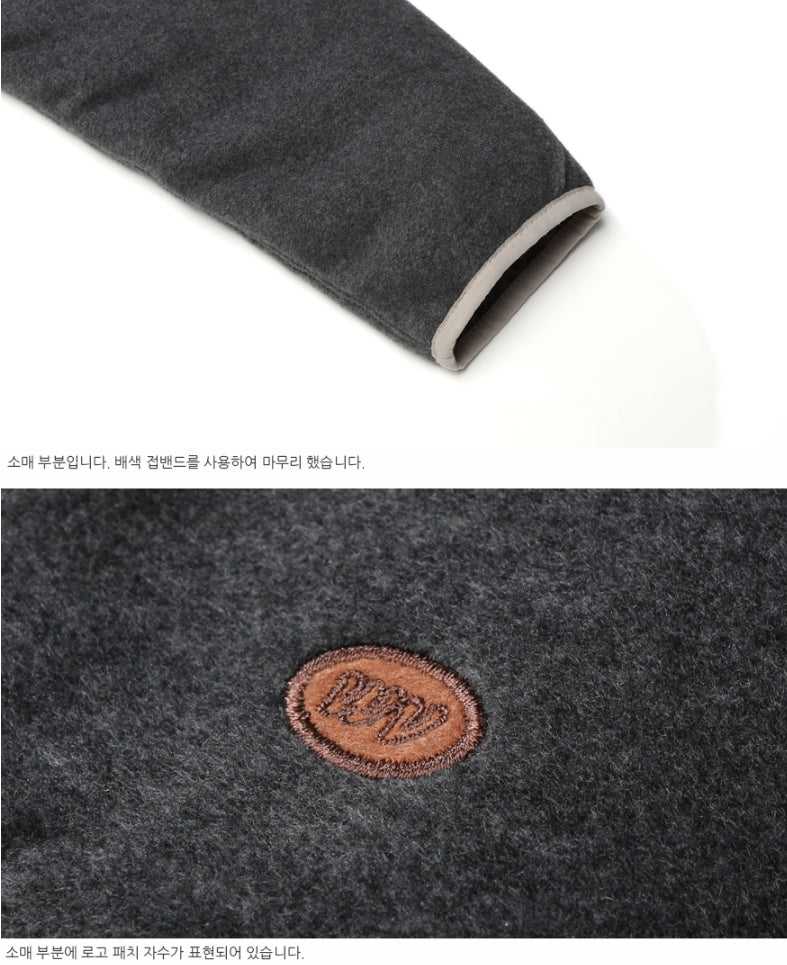 ダブルユーブイプロジェクト(WV PROJECT) DILL LINE REVERSIBLE FLEECE ZIPUP DARKGRAY MJOT7296