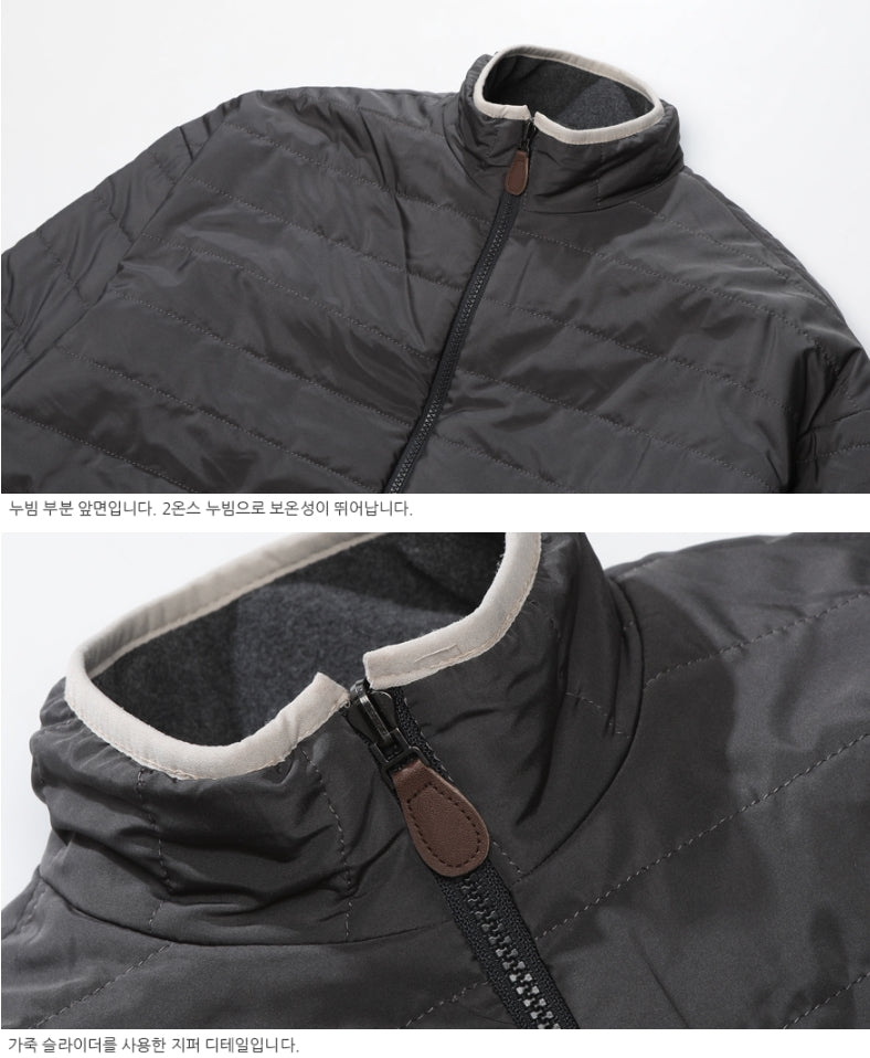 ダブルユーブイプロジェクト(WV PROJECT) DILL LINE REVERSIBLE FLEECE ZIPUP DARKGRAY MJOT7296