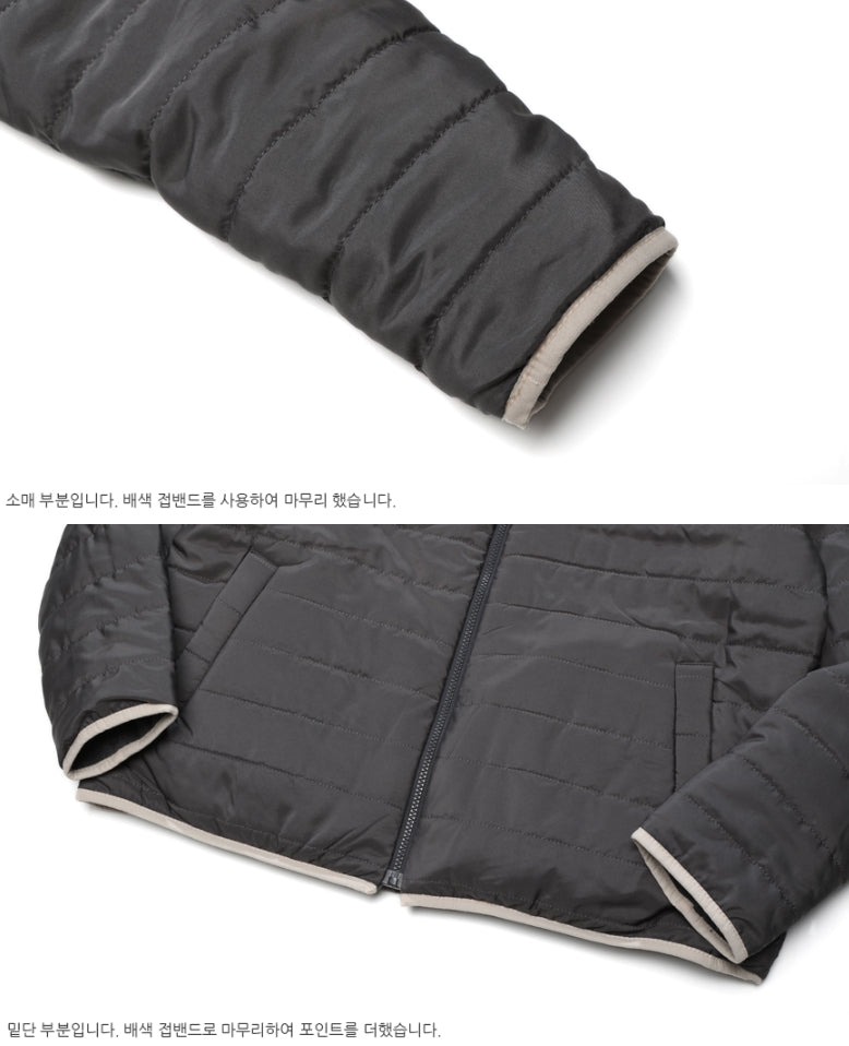 ダブルユーブイプロジェクト(WV PROJECT) DILL LINE REVERSIBLE FLEECE ZIPUP DARKGRAY MJOT7296