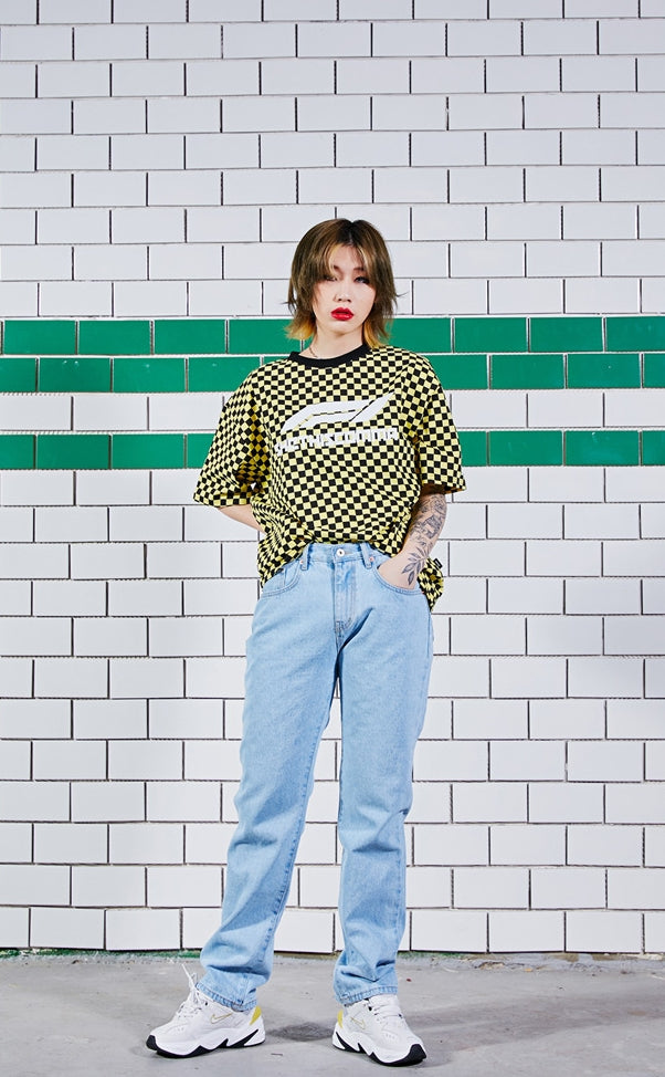 シディスコンマ(SHETHISCOMMA) LIGHT WIDE DENIM PANTS