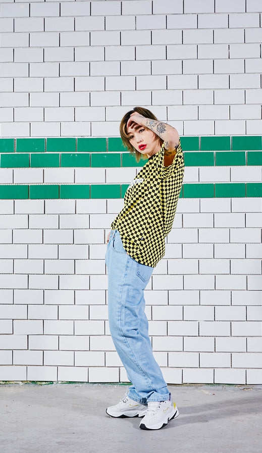 シディスコンマ(SHETHISCOMMA) LIGHT WIDE DENIM PANTS