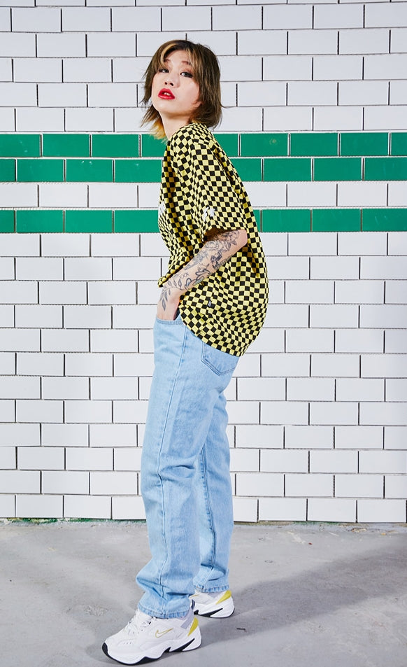 シディスコンマ(SHETHISCOMMA) LIGHT WIDE DENIM PANTS