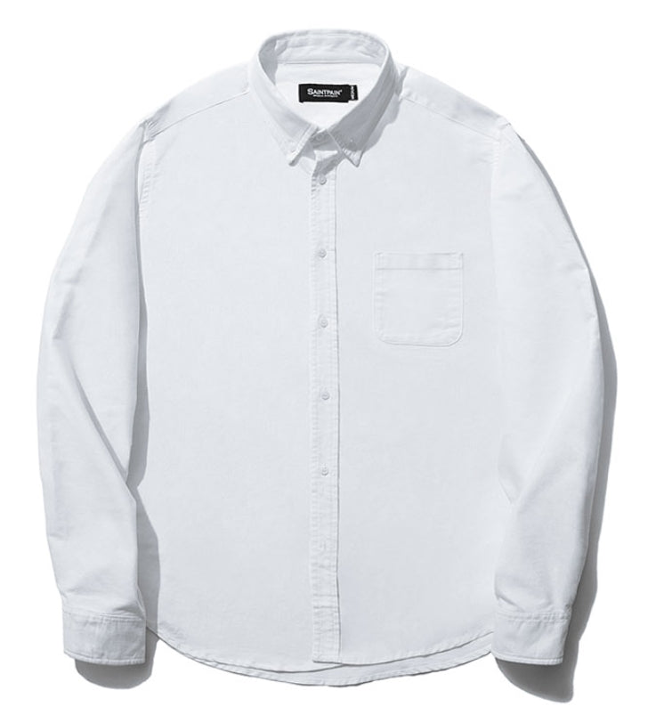 セイントペイン(SAINTPAIN)SP BASIC OXFORD SHIRTS-WHITE