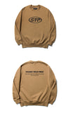 セイントペイン(SAINTPAIN) SP ELLIPSE LOGO CREW NECK-BROWN