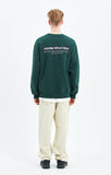 セイントペイン(SAINTPAIN)SP ELLIPSE LOGO CREW NECK-GREEN