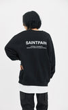セイントペイン(SAINTPAIN)SP VARIATION LOGO CREW NECK-BLACK