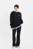 セイントペイン(SAINTPAIN)SP VARIATION LOGO CREW NECK-BLACK