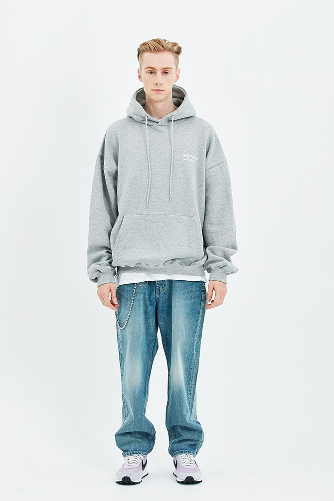 セイントペイン(SAINTPAIN) SP VARIATION LOGO HOOD-GRAY