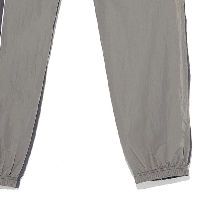 オベルー(OVERR) 19FW COLOR BLOCKED GRAY JOGGER PANTS